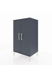 Hyperion Komodin 2 Raflı 2 Kapaklı 60x44x106 Antrasit-Antrasit