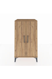 Hyperion Komodin 2 Raflı 2 Kapaklı 60x44x106 Çam-Çam