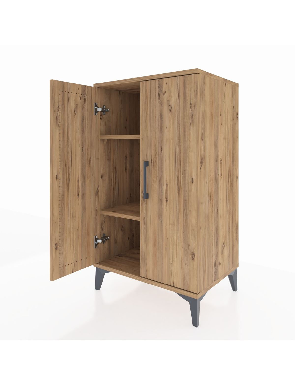 Hyperion Komodin 2 Raflı 2 Kapaklı 60x44x106 - S48M003V9B