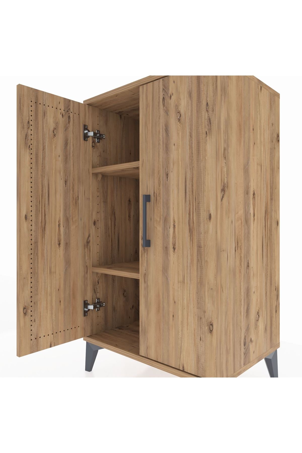 Hyperion Komodin 2 Raflı 2 Kapaklı 60x44x106 - S48M003V9B