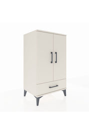 Hyperion Komodin 3 Raflı Tek Çekmeceli 2 Kapaklı 60x44x106 Aytaşı-Aytaşı