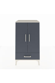 Hyperion Komodin 3 Raflı Tek Çekmeceli 2 Kapaklı 60x44x106 Aytaşı-Antrasit