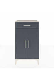 Hyperion Komodin 2 Raflı Tek Çekmeceli 2 Kapaklı 60x44x106 Aytaşı-Antrasit