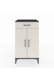 Hyperion Komodin 2 Raflı Tek Çekmeceli 2 Kapaklı 60x44x106 Antrasit-Aytaşı
