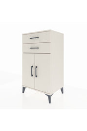 Hyperion Komodin Tek Raflı 2 Çekmeceli 2 Kapaklı 60x44x106 Aytaşı-Aytaşı