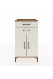 Hyperion Komodin Tek Raflı 2 Çekmeceli 2 Kapaklı 60x44x106 Çam-Aytaşı
