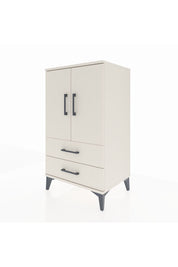 Hyperion Komodin 2 Raflı 2 Çekmeceli 2 Kapaklı 60x44x106 Aytaşı-Aytaşı