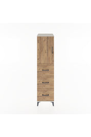 Hyperion Dolap 2 Raflı 3 Çekmeceli Tek Kapaklı 44x44x182 Aytaşı-Çam