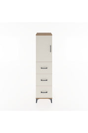 Hyperion Dolap 2 Raflı 3 Çekmeceli Tek Kapaklı 44x44x182 Çam-Aytaşı