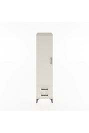 Hyperion Dolap Tek Raflı 2 Çekmeceli Tek Askılı 44x44x182 - S55M029V1B