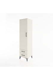 Hyperion Dolap Tek Raflı 2 Çekmeceli Tek Askılı 44x44x182 - S55M029V1B