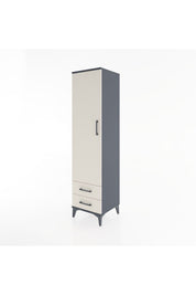 Hyperion Dolap Tek Raflı 2 Çekmeceli Tek Askılı 44x44x182 - S55M029V4B