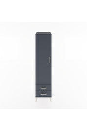 Hyperion Dolap Tek Raflı 2 Çekmeceli Tek Askılı 44x44x182 - S55M029V5B