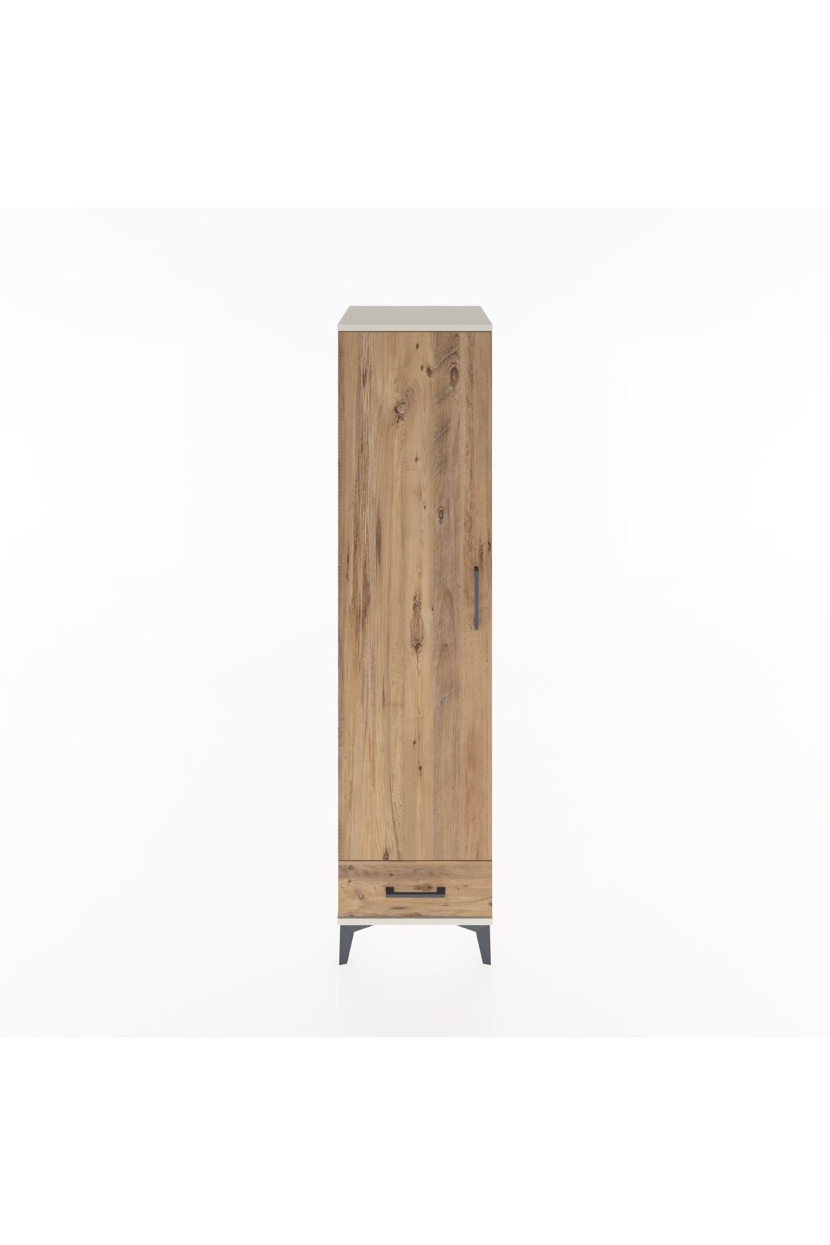 Hyperion Dolap 2 Raflı Tek Çekmeceli Tek Askılı 44x44x182 Aytaşı-Çam