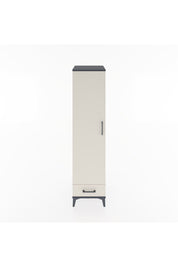 Hyperion Dolap 2 Raflı Tek Çekmeceli Tek Askılı 44x44x182 Antrasit-Aytaşı