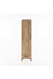 Hyperion Dolap 2 Raflı Tek Çekmeceli Tek Askılı 44x44x182 Çam-Çam