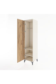 Hyperion Dolap 2 Raflı Tek Kapaklı Tek Askılı 44x44x182 Aytaşı-Çam
