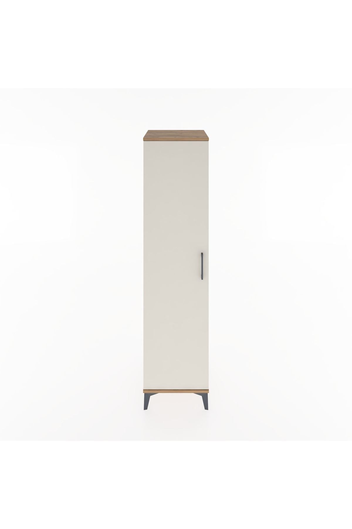 Hyperion Dolap 2 Raflı Tek Kapaklı Tek Askılı 44x44x182 Çam-Aytaşı