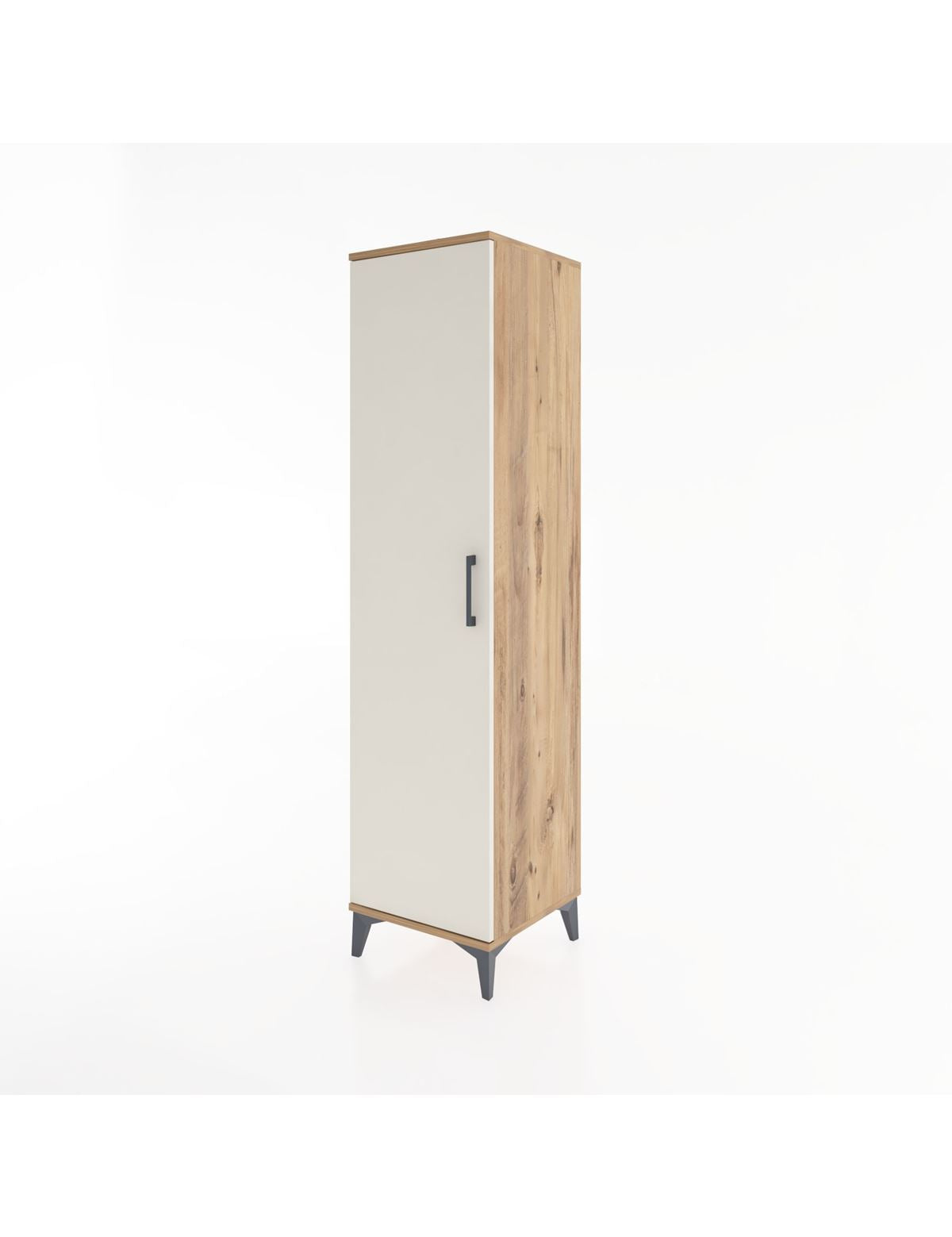 Hyperion Dolap 2 Raflı Tek Kapaklı Tek Askılı 44x44x182 - S55M031V7B