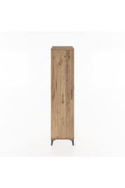 Hyperion Dolap 2 Raflı Tek Kapaklı Tek Askılı 44x44x182 Çam-Çam