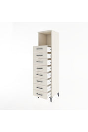 Hyperion Dolap Tek Raflı 8 Çekmeceli 44x44x182 Aytaşı-Aytaşı