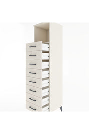 Hyperion Dolap Tek Raflı 8 Çekmeceli 44x44x182 Aytaşı-Aytaşı