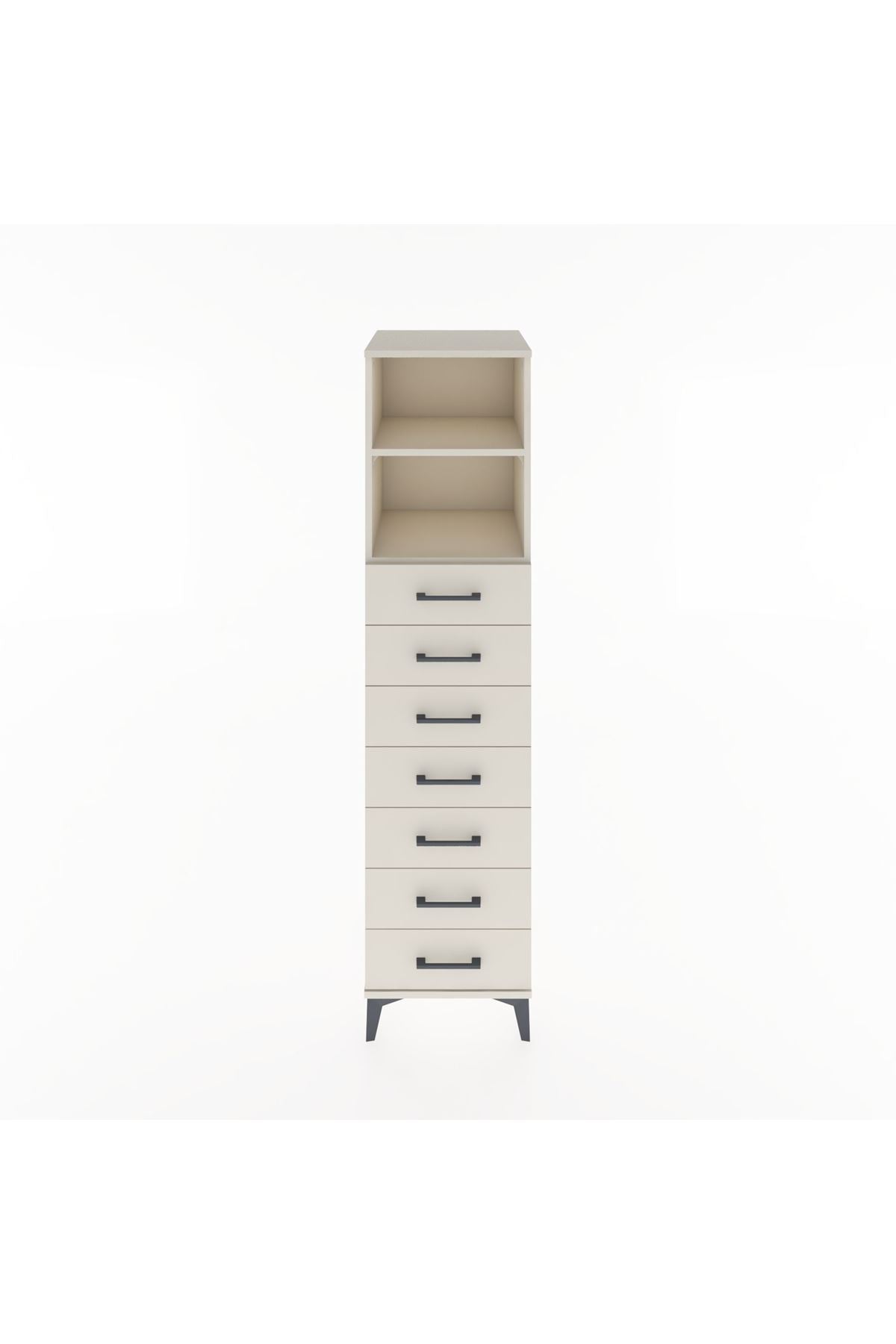 Hyperion Dolap 2 Raflı 7 Çekmeceli 44x44x182 Aytaşı-Aytaşı