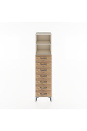 Hyperion Dolap 2 Raflı 7 Çekmeceli 44x44x182 Aytaşı-Çam