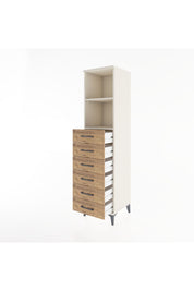 Hyperion Dolap 2 Raflı 6 Çekmeceli 44x44x182 Aytaşı-Çam