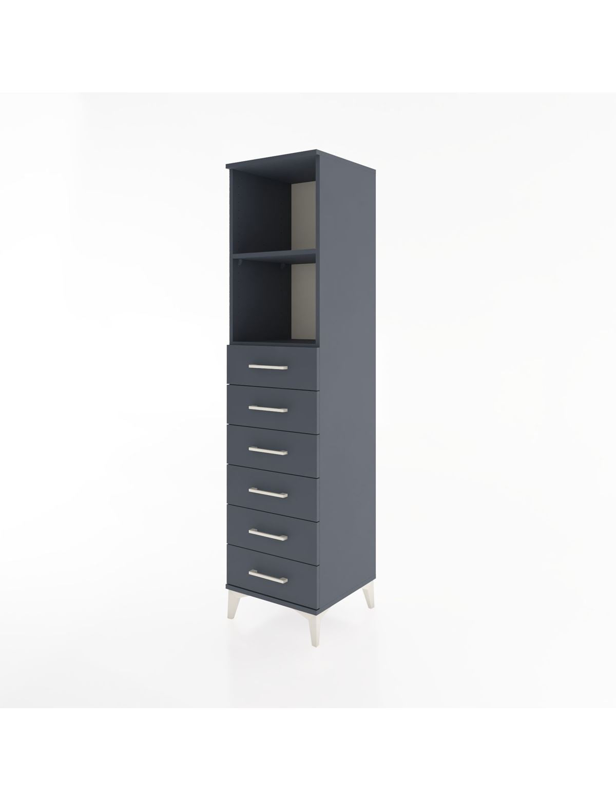 Hyperion Dolap 2 Raflı 6 Çekmeceli 44x44x182 - S55M034V5B