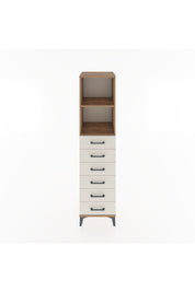 Hyperion Dolap 2 Raflı 6 Çekmeceli 44x44x182 Çam-Aytaşı