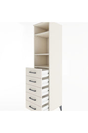 Hyperion Dolap 3 Raflı 5 Çekmeceli 44x44x182 - S55M035V1B