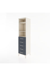 Hyperion Dolap 3 Raflı 5 Çekmeceli 44x44x182 - S55M035V2B