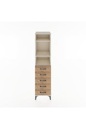 Hyperion Dolap 3 Raflı 5 Çekmeceli 44x44x182 - S55M035V3B