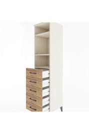 Hyperion Dolap 3 Raflı 5 Çekmeceli 44x44x182 - S55M035V3B