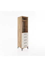 Hyperion Dolap 3 Raflı 5 Çekmeceli 44x44x182 - S55M035V7B