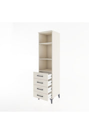 Hyperion Dolap 3 Raflı 4 Çekmeceli 44x44x182 - S55M036V1B