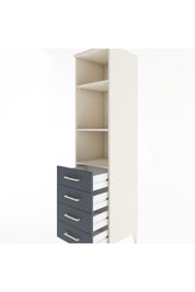 Hyperion Dolap 3 Raflı 4 Çekmeceli 44x44x182 - S55M036V2B
