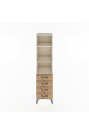 Hyperion Dolap 3 Raflı 4 Çekmeceli 44x44x182 - S55M036V3B