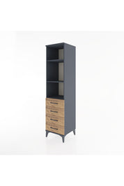 Hyperion Dolap 3 Raflı 4 Çekmeceli 44x44x182 - S55M036V6B