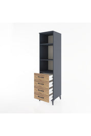 Hyperion Dolap 3 Raflı 4 Çekmeceli 44x44x182 - S55M036V6B
