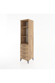 Hyperion Dolap 3 Raflı 4 Çekmeceli 44x44x182 - S55M036V9B