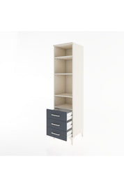 Hyperion Dolap 4 Raflı 3 Çekmeceli 44x44x182 - S55M037V2B