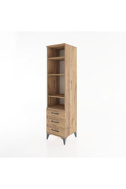 Hyperion Dolap 4 Raflı 3 Çekmeceli 44x44x182 - S55M037V9B