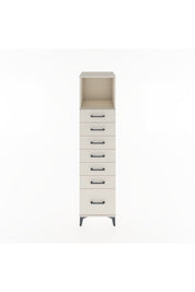 Hyperion Dolap Tek Raflı 7 Çekmeceli 44x44x182 Aytaşı-Aytaşı