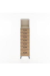 Hyperion Dolap Tek Raflı 7 Çekmeceli 44x44x182 Aytaşı-Çam