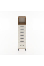 Hyperion Dolap Tek Raflı 7 Çekmeceli 44x44x182 Çam-Aytaşı