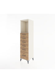 Hyperion Dolap Tek Raflı 6 Çekmeceli 44x44x182 Aytaşı-Çam