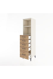 Hyperion Dolap 2 Raflı 5 Çekmeceli 44x44x182 Aytaşı-Çam