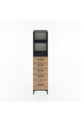 Hyperion Dolap 2 Raflı 5 Çekmeceli 44x44x182